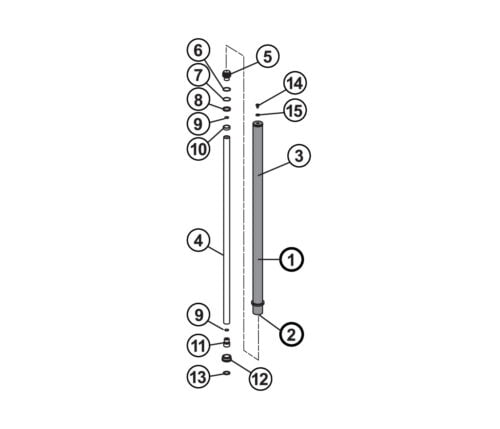 Parts for Tuxedo Lift TP12KC-DX Cylinder