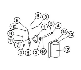 Parts for Tuxedo Lift TP12KC-DX Lock Parts