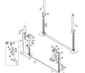 Parts for Tuxedo Lift TP9KAF