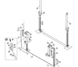 Parts for Tuxedo Lift TP9KAF