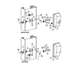 Lock Release Parts for Launch Tech TLT210-XT Tuxedo