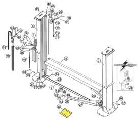 Parts for Tuxedo Lift TP12KF