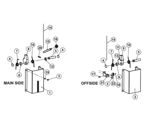 Parts for Tuxedo Lift TP12KSC-DX Lock Parts Detail