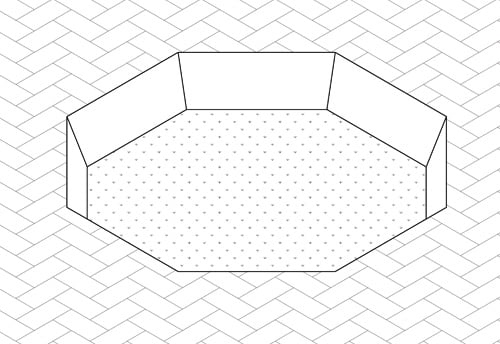 Fire Ring 800 Series shown with Brick Patio