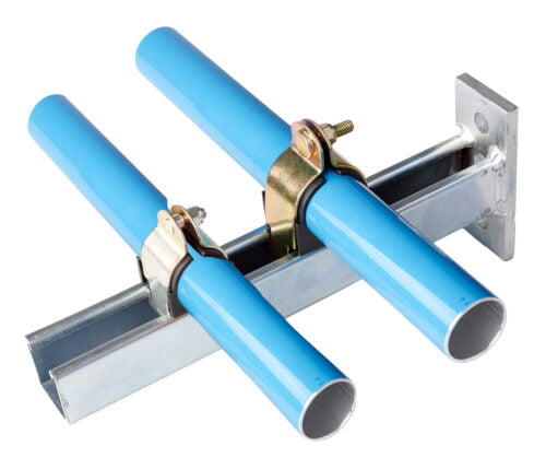 12-inch 1-5/8″ unistrut zinc-plated cantilever arm.