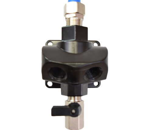 3/4” Multi-Port Wall Outlet with 1/2” NPT x 4.