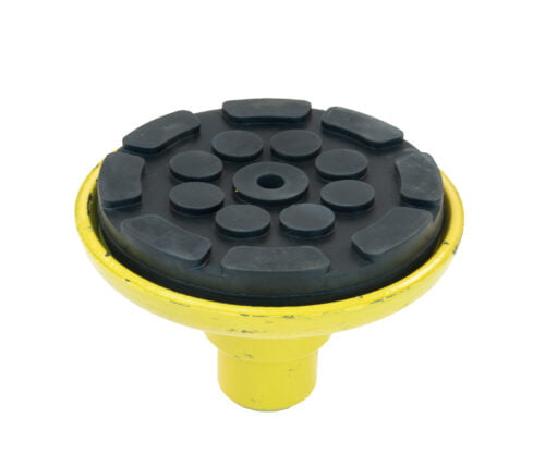 Adapter and Rubber Pad Assembly for Atlas lifts.