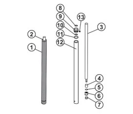 Parts for Atlas Lift BP10000 Hydraulic Cylinder