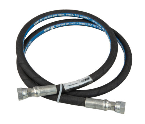 Hydraulic Hose 54-1/2" (1385 mm) Long for Atlas Lifts (SVI part number BH-7168-0340 and OEM reference number ZZ1385).