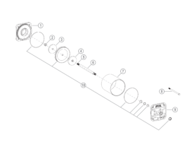 Parts for Coats® Model 80/90C Center Clamp® Tire Changer (BL Arm Cylinder Assembly)
