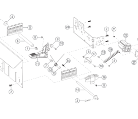 Parts for Coats® Model 80/90C Center Clamp® Tire Changer (Electric Foot Pedal Assembly)