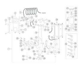 Parts for Coats® Model 80/90C Center Clamp® Tire Changer (Leverless Bead Lifter)