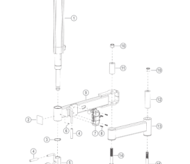 Parts for Coats® Model 80/90C Center Clamp® Tire Changer (Swing Arm Assembly)