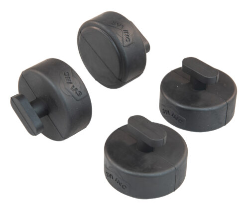 Jack / Lifting Pad Puck Kit (Set of 4) for Corvette C5, C6, C7, C8 (2011, 2017, 2018, 2019) (SVI part number SC-8801-01K)