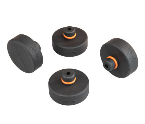 Jack / Lifting Pad Puck Kit (Set of 4) for Tesla 3, Y, S, or X for Many Lifts and Jacks (SVI part number SC-8801-02K)
